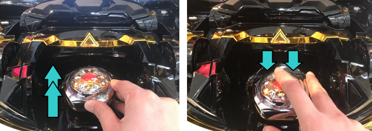 パチンコP牙狼GOLD IMPACTのGレバー