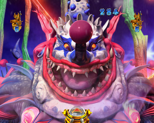 パチンコP牙狼月虹ノ旅人絆 GIGA GHOST Ver.の鋼牙ガロvsアスモディ