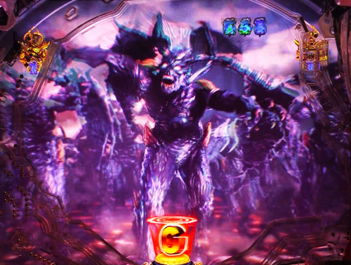 パチンコP牙狼月虹ノ旅人絆 GIGA GHOST Ver.の9000体撃破リーチ
