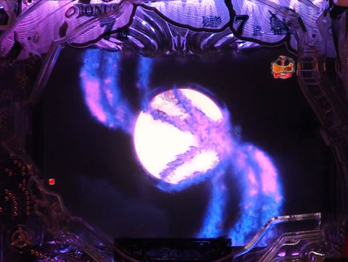パチンコP牙狼月虹ノ旅人絆 GIGA GHOST Ver.のBATTLE BONUS:月背景