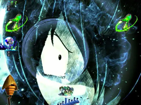 パチンコPゲゲゲの鬼太郎 獅子奮迅の鬼太郎三連撃煽り演出画像