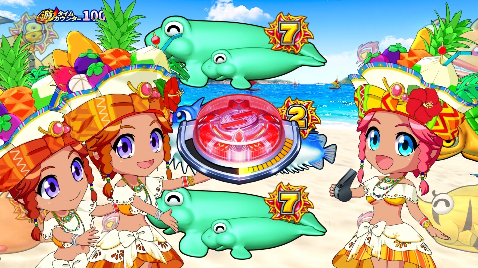 パチンコPギンギラパラダイス 夢幻カーニバルHCAのフルーツ姫2画像