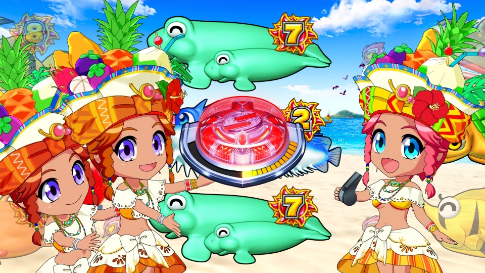 パチンコPギンギラパラダイス 夢幻カーニバルHTKのフルーツ姫１画像
