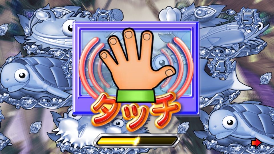 パチンコPギンギラパラダイス 夢幻カーニバルHTKのタイムブレイクタッチ画像