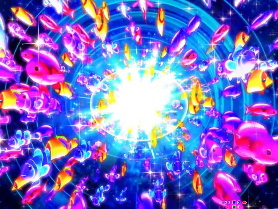 パチンコP GO!GO!マリン 3000の魚群