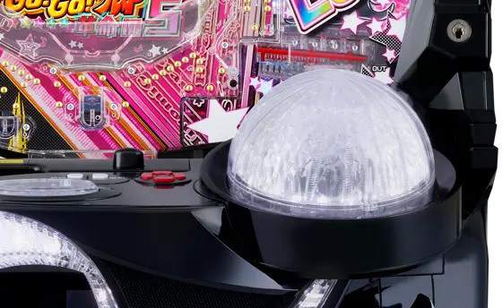 パチンコP GO!GO!郷 革命の5の入賞時ボタンバイブ