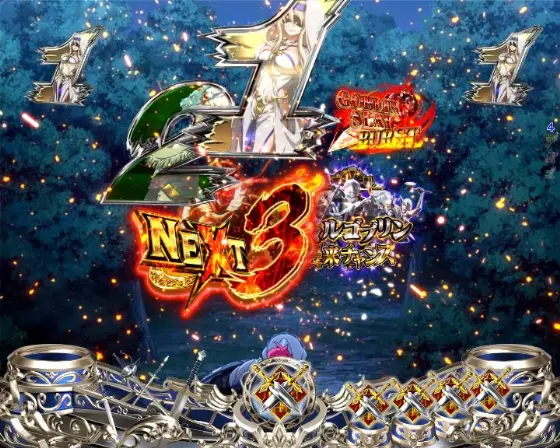 パチンコPゴブリンスレイヤー ラッキートリガーVerのキャラリーチ