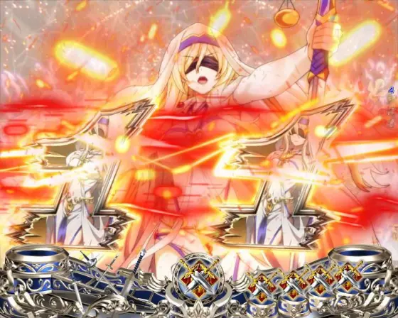 パチンコPゴブリンスレイヤー ラッキートリガーVerのキャラクターリーチライン