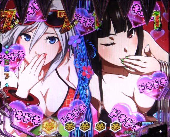 パチンコPゴッドイーター究極一閃水着美少女の画像