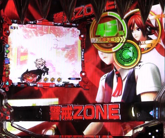 パチンコPゴッドイーター究極一閃警戒の画像