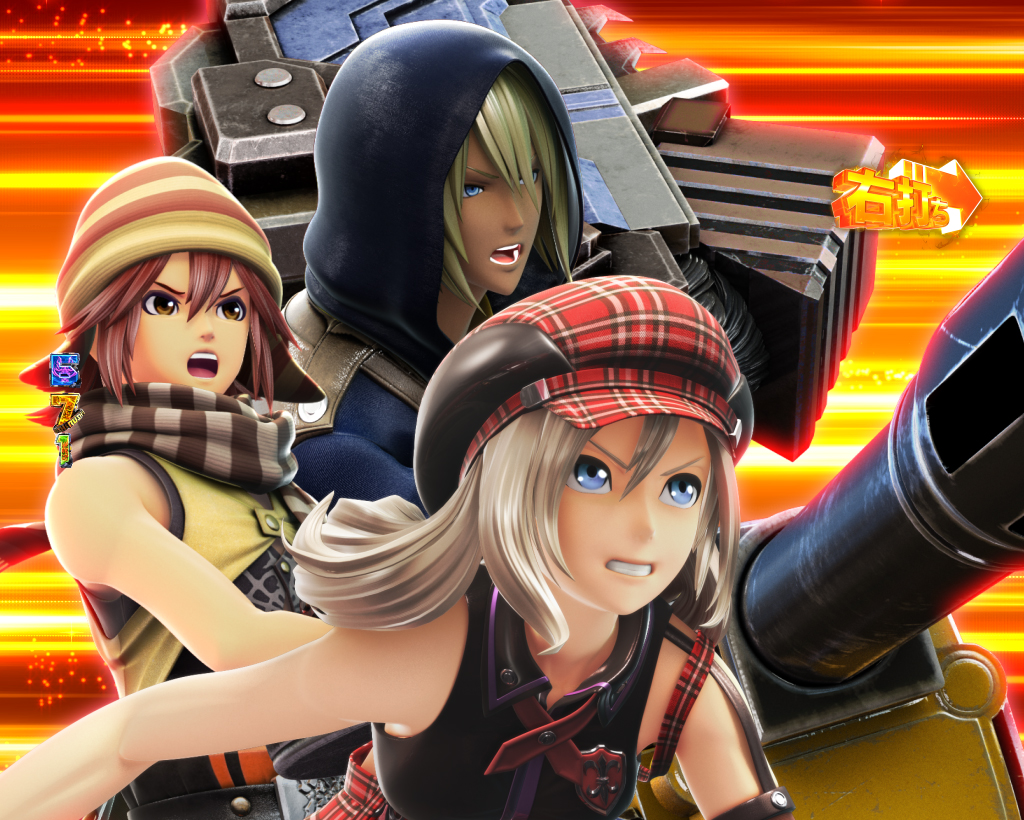 パチンコPゴッドイーター究極一閃競り合いキャラの画像