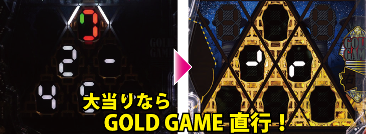 パチンコP一球魂GOLDピラミッ伝の冒険者の心リーチ