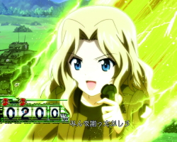 パチンコPガールズ&パンツァー 劇場版のサンダース大学付属高校画像