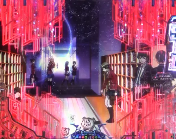 パチンコPギルティクラウン2 プレミアムライブチケットのライトオルゴールフラッシュ画像
