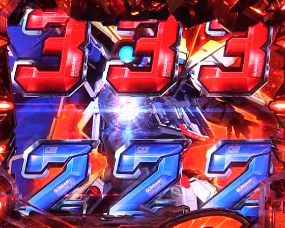 パチンコPフィーバー機動戦士ガンダムSEEDの図柄昇格演出