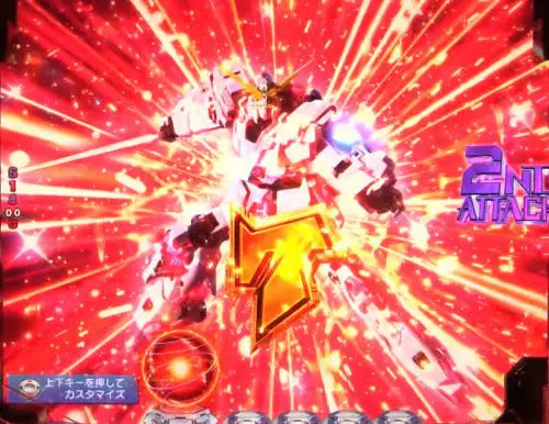パチンコPフィーバー 機動戦士ガンダムユニコーンの連続予告:デストロイモード