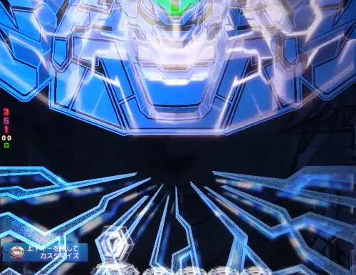 パチンコPフィーバー 機動戦士ガンダムユニコーンのガンダム保留変化予告