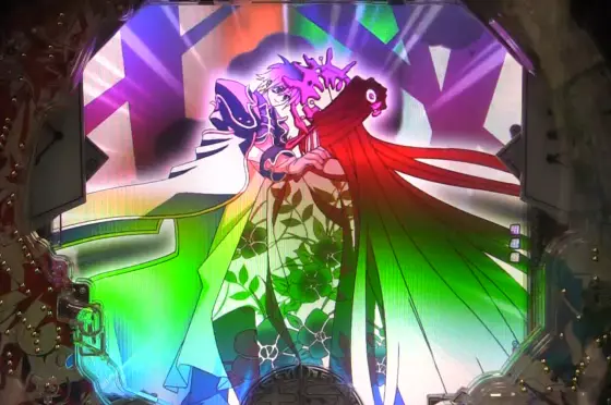 パチンコP覇穹  封神演義の虹色発光
