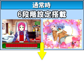 パチンコP華牌R ～猿渡翔がローズテイルにやってきた～の通常時の画像