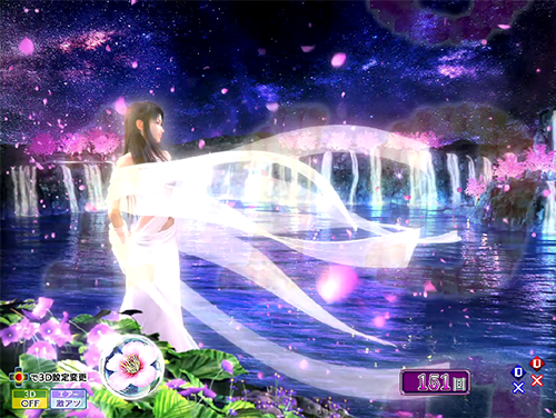 パチンコP花満開 月光GCAの背景ほのか画像