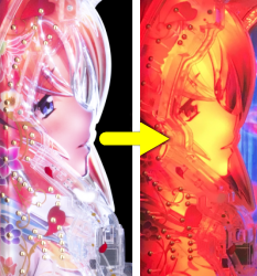 パチンコPひぐらしのなく頃に～廻～319ver.のレナランプ役物の画像