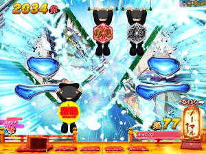 パチンコPほのかとクールポコと、ときどき武藤敬司の黒子ぶら下がり我慢予告の画像