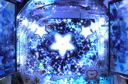 パチンコぱちんこ 冬のソナタ FOREVERのメガポラリスギミック