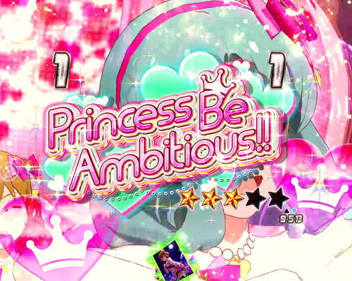 パチンコPフィーバー アイドルマスター ミリオンライブ！39フェスver.のPrincess Be Ambitious!!の画像