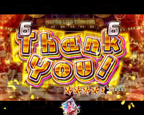 パチンコPフィーバー アイドルマスター ミリオンライブ！39フェスver.のThank You!の画像