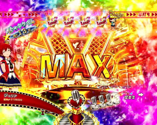 パチンコPフィーバー アイドルマスター ミリオンライブ！の背景変化