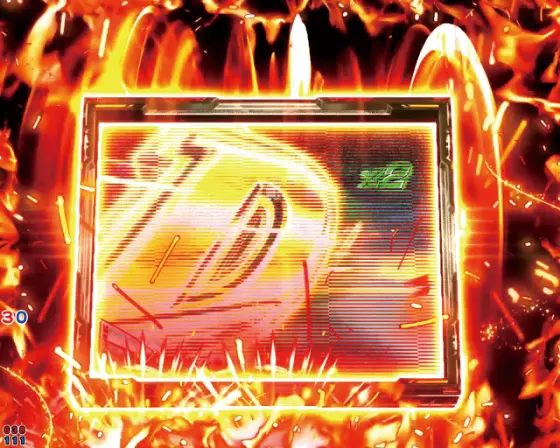 パチンコP頭文字D 2ndのドッカンターボ予告