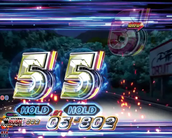 パチンコP頭文字D 2ndのタイムアタックMODE