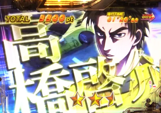 パチンコP頭文字D Non-Stop 3000Editionの高橋啓介画像