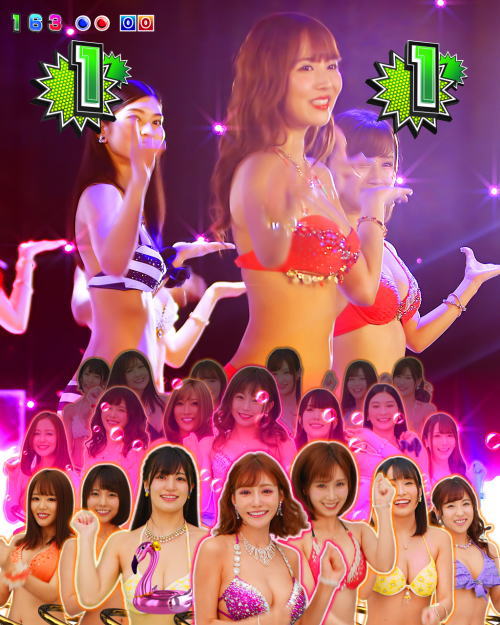 パチンコPジューシーハニー3のパーティーSPリーチの画像
