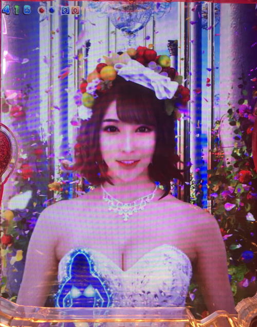 パチンコPジューシーハニー3の蜜ハニ子の画像
