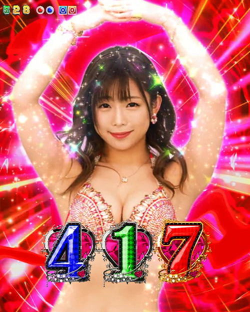 パチンコPA激デジジューシーハニー3のジューシーバーストTIME画像