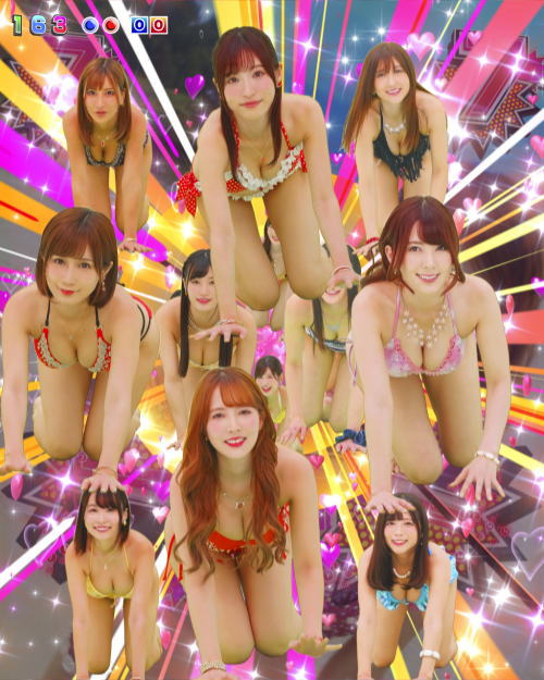 パチンコPA激デジジューシーハニー3のハイハイ群予告画像
