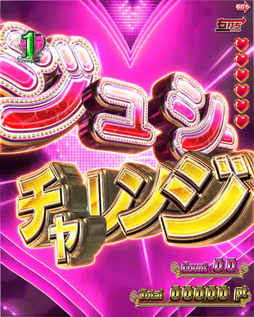 パチンコPジューシーハニー3 てんこ盛り連写RUSHのジューシーチャレンジボーナスの画像