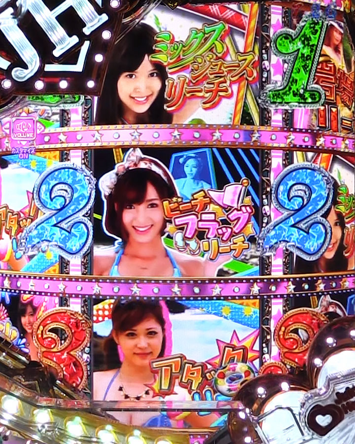 パチンコPジューシーハニーハーレムのチャレンジリーチ