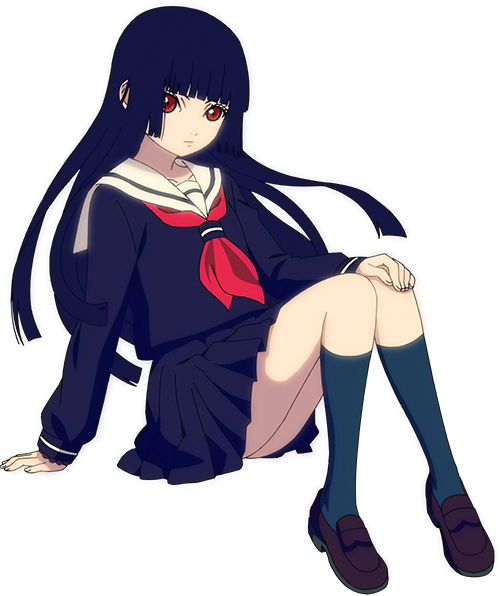 パチンコP地獄少女覚醒3000Ver.の地獄ロック予告:閻魔あい