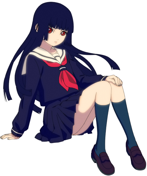 パチンコP地獄少女 華の地獄ロック予告:あい