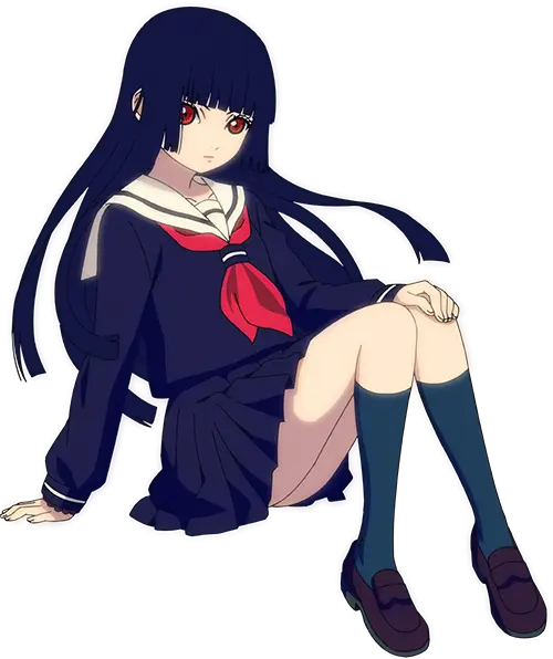 パチンコP地獄少女 Lightの地獄ロック予告:閻魔あい