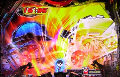 パチンコぱちんこ 仮面ライダー 闇のライダーver.のターボ連続予告