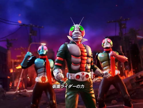 パチンコぱちんこ 仮面ライダー 轟音のトリプルライダーSPSPリーチ