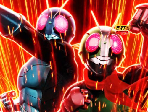 パチンコぱちんこ 仮面ライダー 轟音の赤カットイン