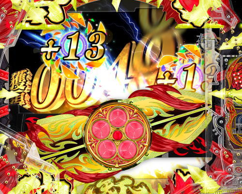 パチンコP花の慶次～蓮 199ver.のランクアップボーナスの画像