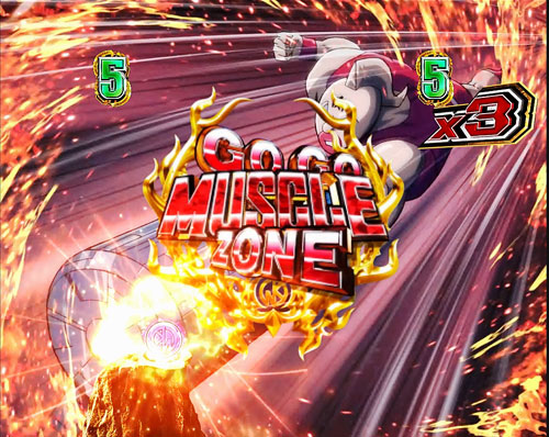 パチンコぱちんこキン肉マン3 キン肉星王位争奪編 友情シルバーのGO! GO! マッスルゾーン:赤