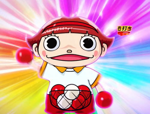 パチンコぱちんこ 仮面ライダー GO-ON LIGHTの玉ちゃん登場画像