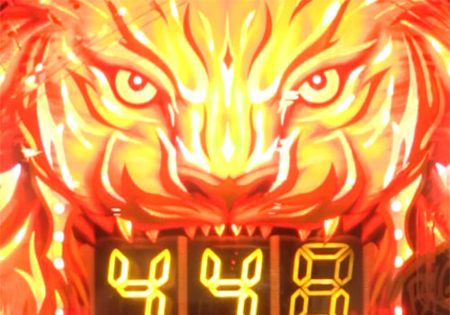 パチンコP獅子王　獅子ランプ点灯の画像
