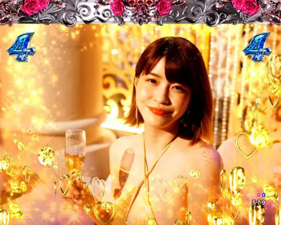 パチンコPラブ嬢 ～極嬢のハーレム体験～のハーレムリーチ画像